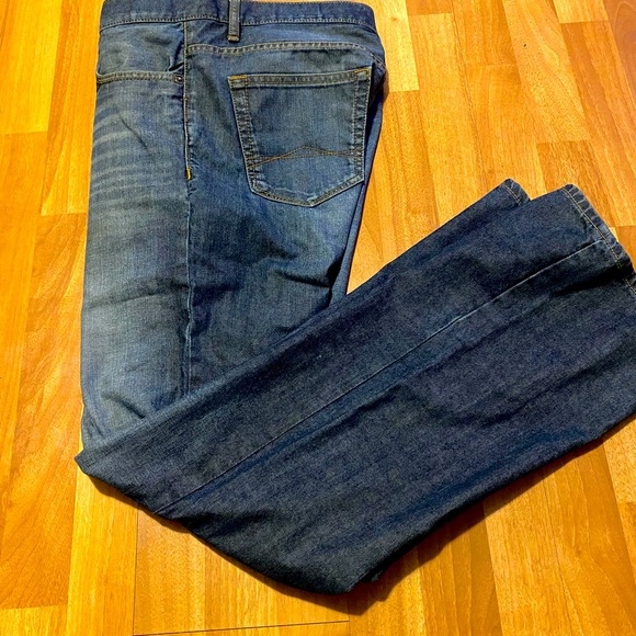34x34 Aeropostale Jeans Relaxed Fit Light blue (fast ship)smoke free home* - Picture 2 of 5